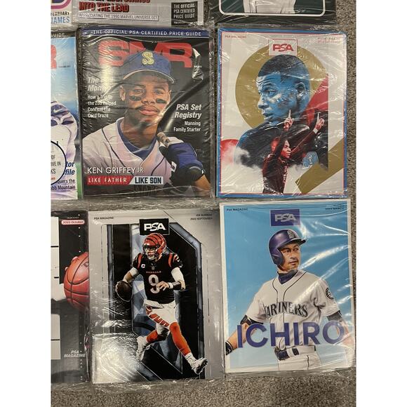 PSA Magazine Lot of 12 2021-2023 LeBron Jordan Mbappe Morant Jeter + More - Picture 4 of 6